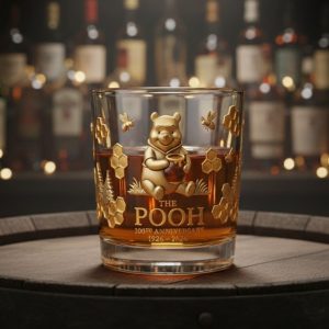 The Pooh 100th Anniversary Whiskey Glass 1