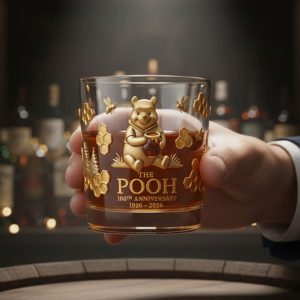 The Pooh 100th Anniversary Whiskey Glass 2