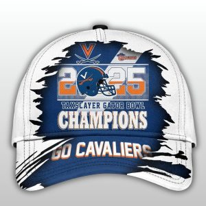 Virginia Cavaliers Football 2025 Gator Bowl Champions Classic Cap 1