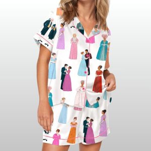 Women's Bridgertons Silky Satin Pajama Set 3