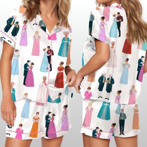 Women’s Bridgertons Silky Satin Pajama Set