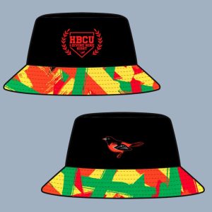 2026 Baltimore Orioles HBCU Divine Nine Night Bucket Hat 2