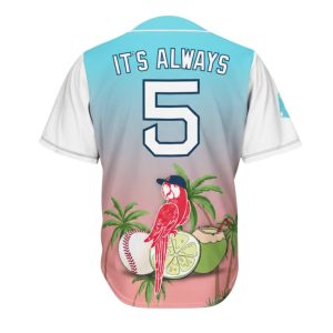 2026 Boston Red Sox Margaritaville Day Giveaway Jersey 2