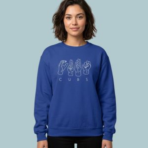 2026 Cubs Deaf Inclusive Crewneck Sweatshirt Giveaway