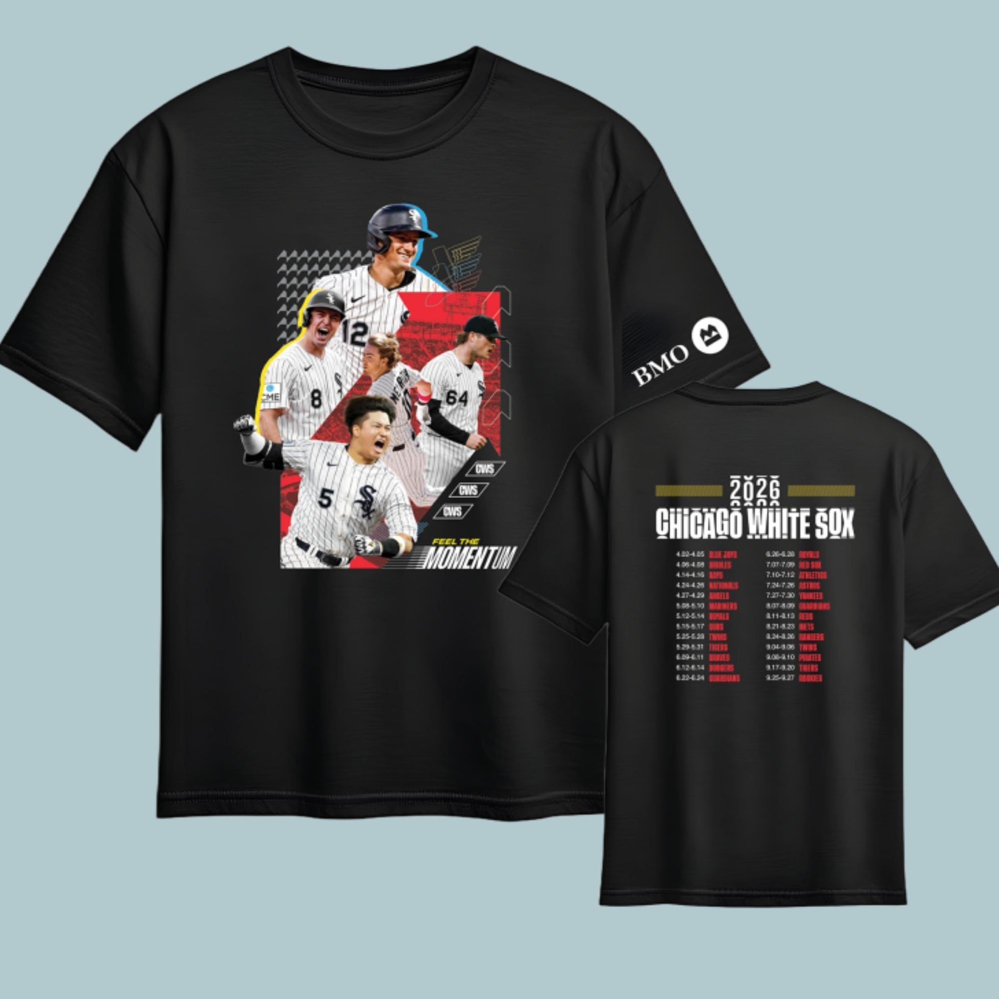 2026 White Sox Opening Day Giveaway T-Shirt 2026 White Sox Opening Day Giveaway T-Shirt