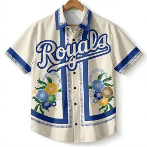 2026 Royals Here Comes The Bloom Hawaiian Shirt Giveaway