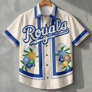 2026 Kansas City Royals Here Comes the Bloom Hawaiian Shirt Giveaway
