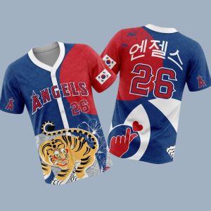 2026 Los Angeles Angels Korean Heritage Night Jersey Giveaway 1