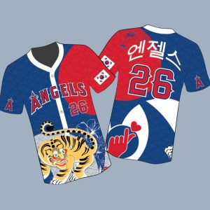 2026 Los Angeles Angels Korean Heritage Night Jersey Giveaway