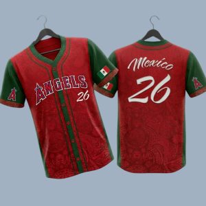 2026 Los Angeles Angels Mexican Heritage Night Jersey Giveaway