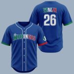 2026 Seattle Mariners Italian Heritage Night Giveaway Jersey