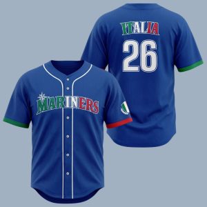 2026 Seattle Mariners Italian Heritage Night Jersey Giveaway