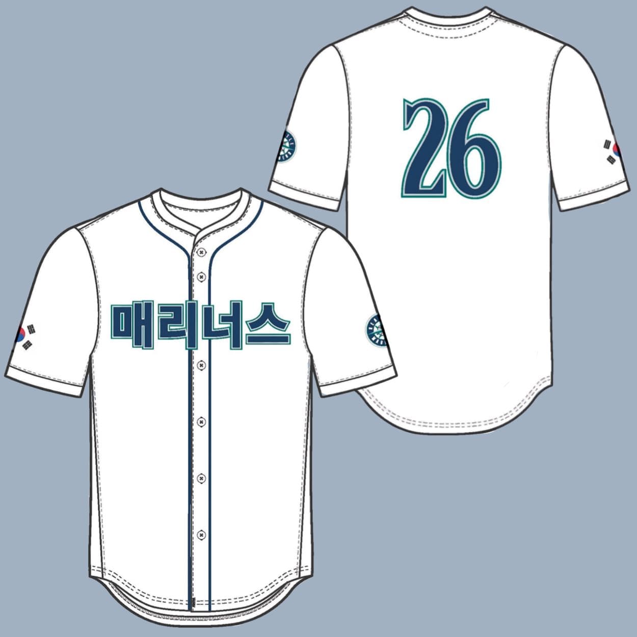 2026 Seattle Mariners Korean Heritage Night Jersey 2026 Seattle Mariners Korean Heritage Night Jersey
