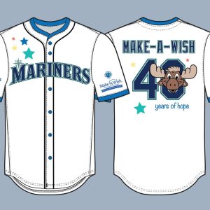 2026 Seattle Mariners Make A Wish Night Jersey 1