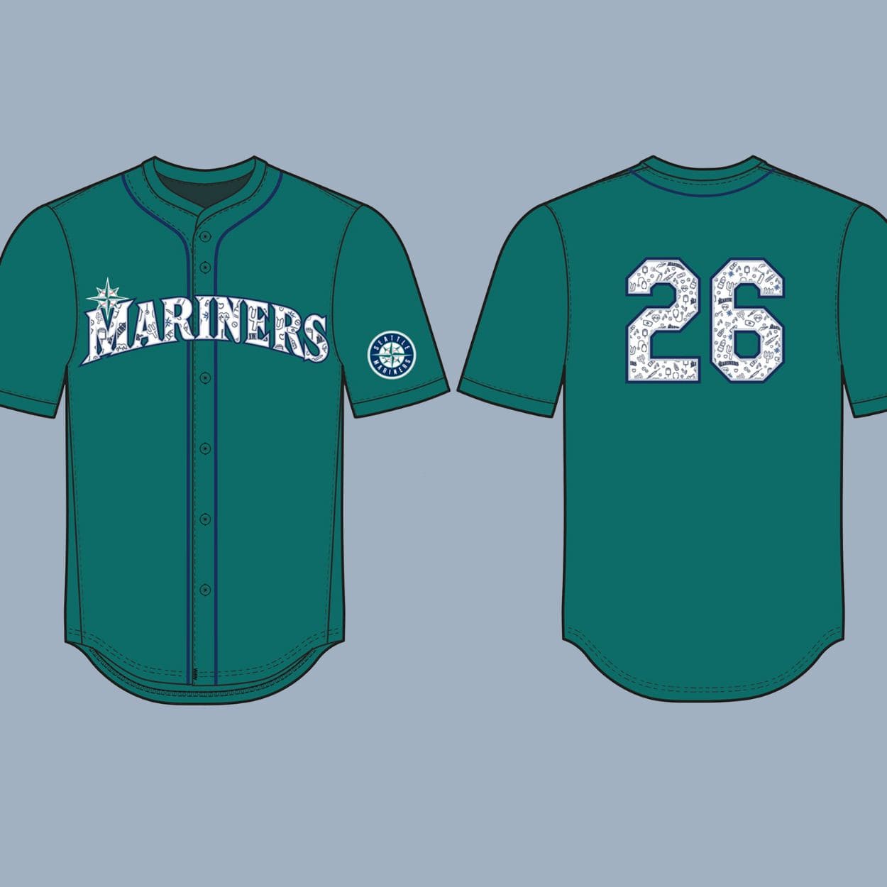 2026 Seattle Mariners Nurse Appreciation Jersey 2026 Seattle Mariners Nurse Appreciation Jersey