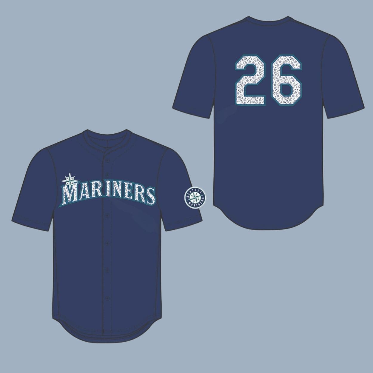 2026 Seattle Mariners Teacher Appreciation Night Jersey 2026 Seattle Mariners Teacher Appreciation Night Jersey