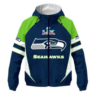 2026 Seattle Seahawks NFC Championship SBLX Windbreaker 1