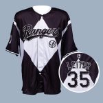 2026 Rangers Black Jack Leiter Rookie Season Power Giveaway Jersey