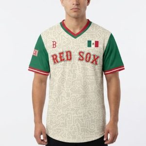 Red Sox 2026 Mexican Celebration Jersey 1 Boston Red Sox 2026 Mexican Celebration Jersey 1