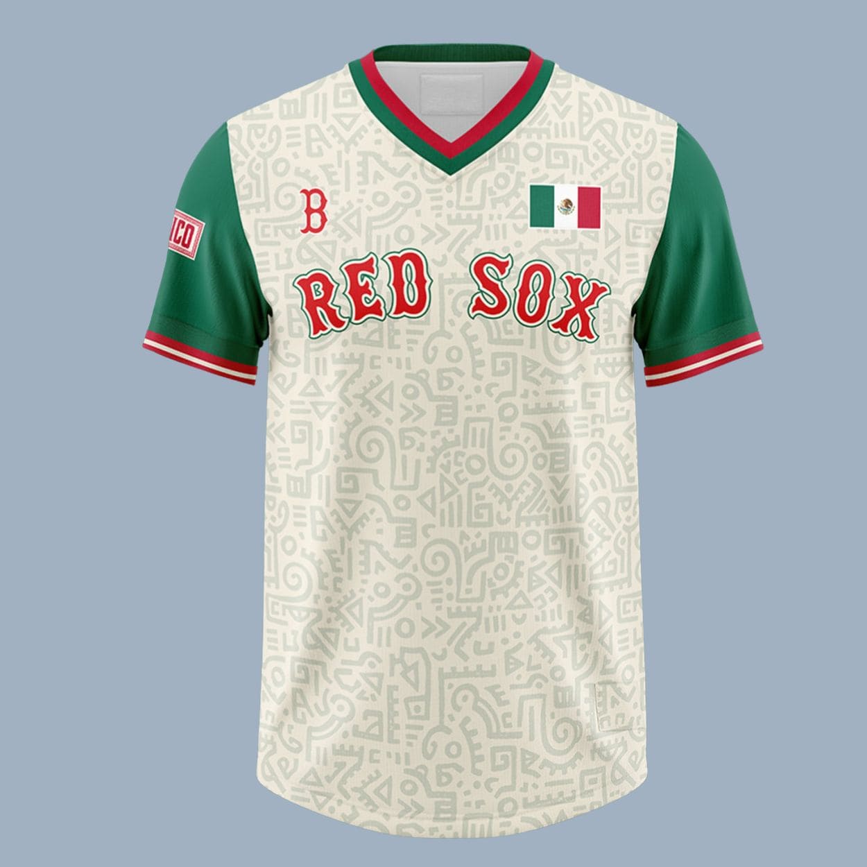 Red Sox 2026 Mexican Celebration Jersey Red Sox 2026 Mexican Celebration Jersey