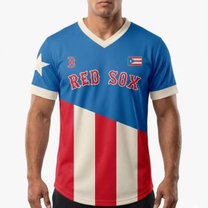 Red Sox 2026 Puerto Rican Celebration Jersey 1 Boston Red Sox 2026 Puerto Rican Celebration Jersey 1