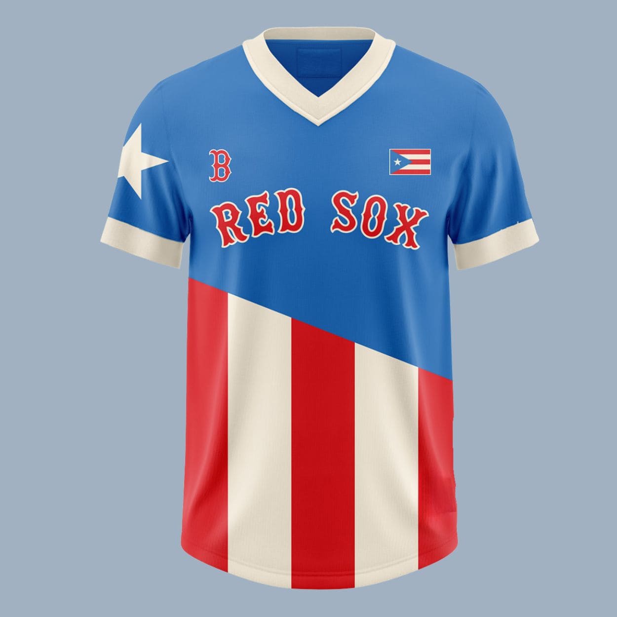 Red Sox 2026 Puerto Rican Celebration Jersey Red Sox 2026 Puerto Rican Celebration Jersey