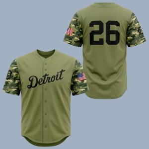 Detroit Tigers 2026 Military Appreciation Jersey 3