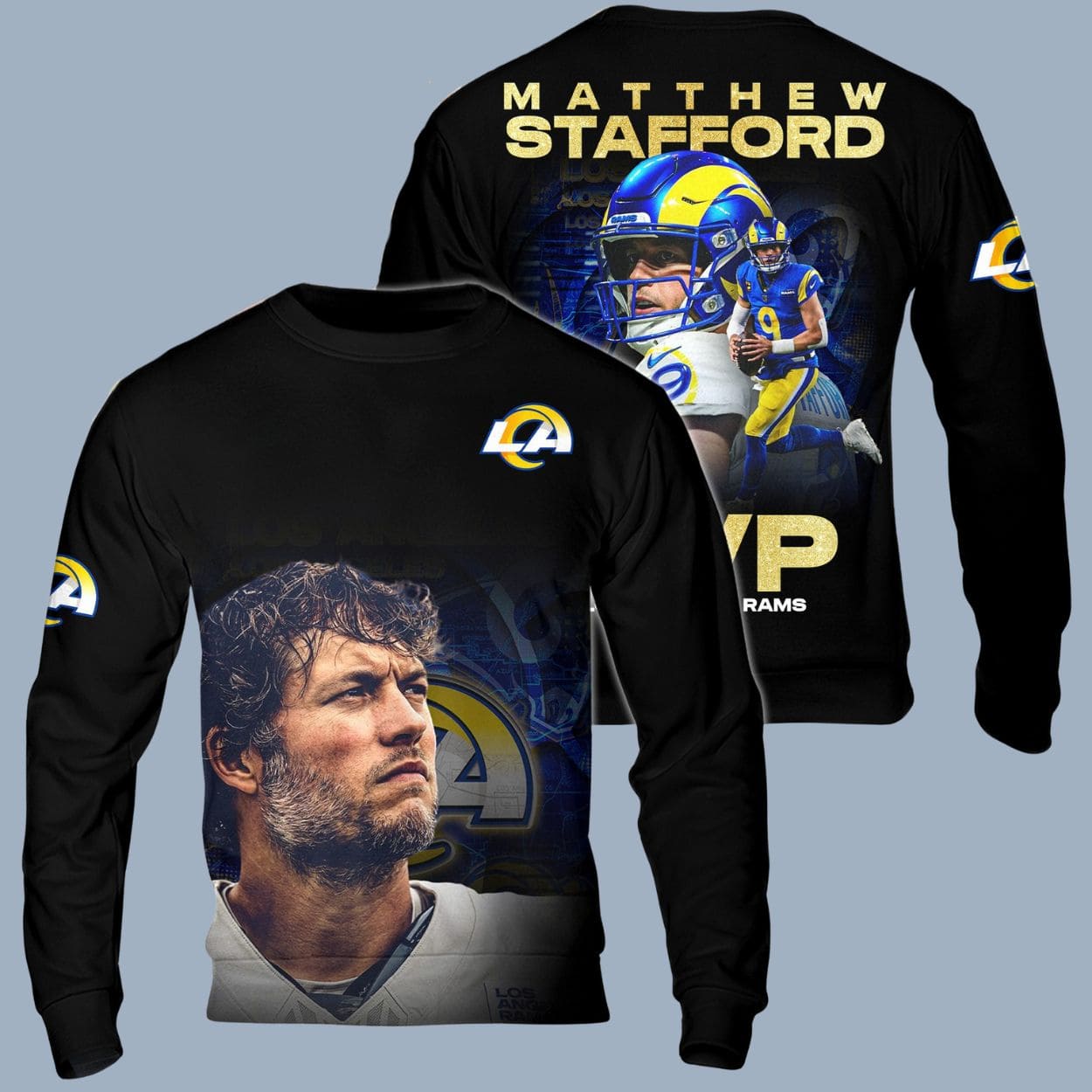 Honoring Rams Matthew Stafford 2025-26 MVP T-Shirt Honoring Rams Matthew Stafford 2025-26 MVP T-Shirt
