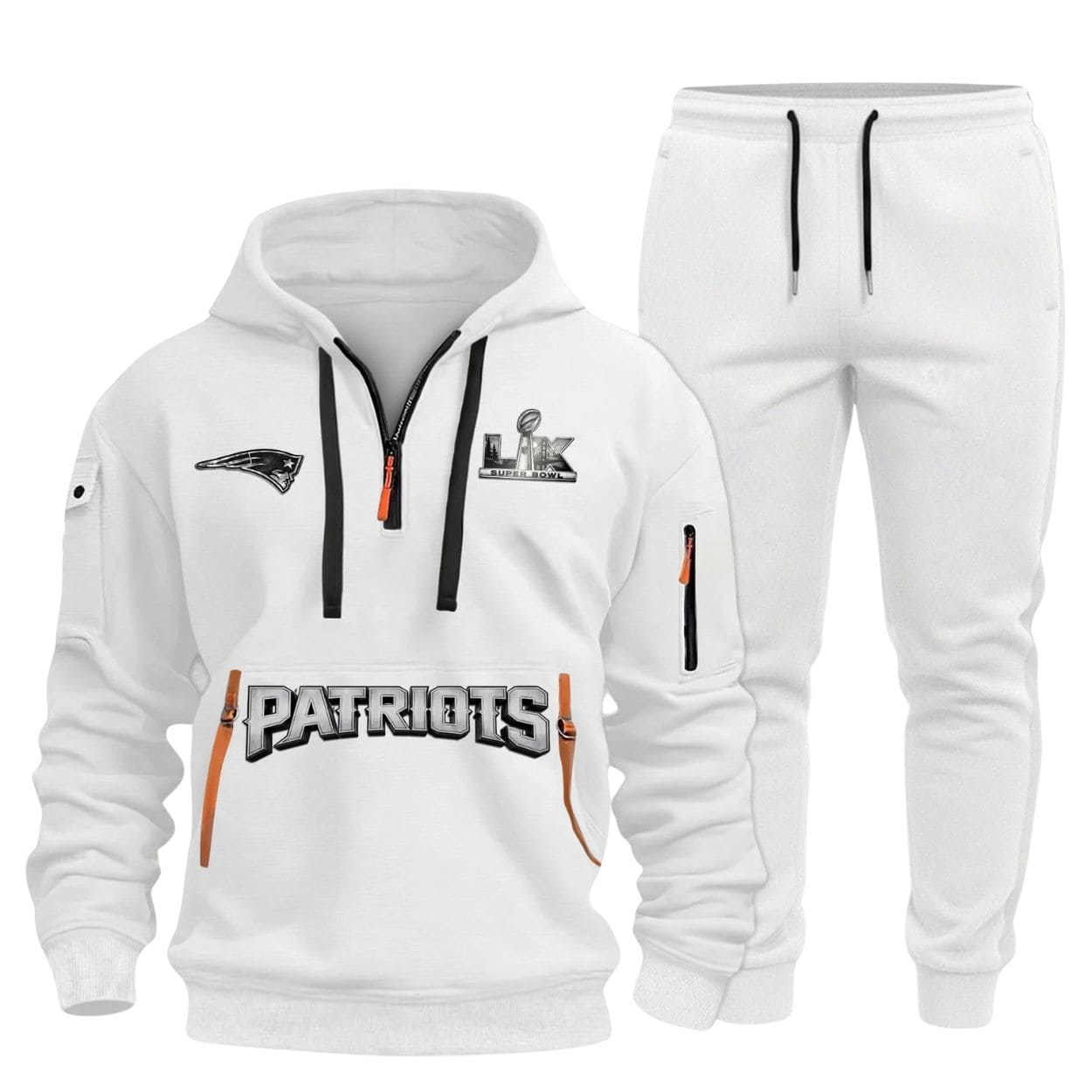 New England Patriots 2026 SB LX Quarter Zip Hoodie & Joggers New England Patriots 2026 SB LX Quarter Zip Hoodie & Joggers