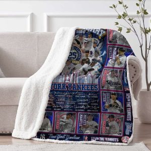 New York Yankees 125th Anniversary 1901 2026 Blanket