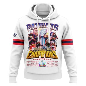 Patriots 2026 LX Champions Signature Commemorative Hoodie 2
