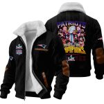 Patriots 2026 LX Champions Signature Commemorative Winter Fleece Jacket