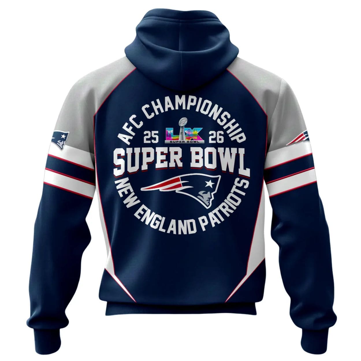 Patriots 25 26 AFC Championship SB LX Hoodie Patriots 25 26 AFC Championship SB LX Hoodie