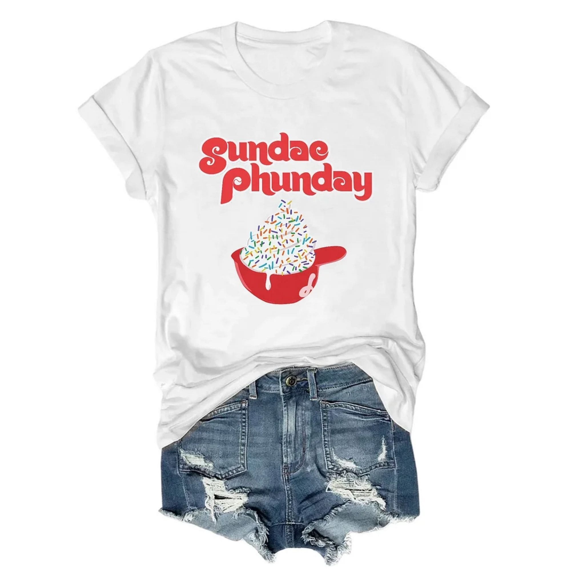 Phillies Sundae Phunday Ice Cream Helmet Tee Phillies Sundae Phunday Ice Cream Helmet Tee