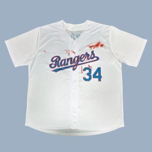 Rangers Nolan Ryan Bloody Jersey Giveaway