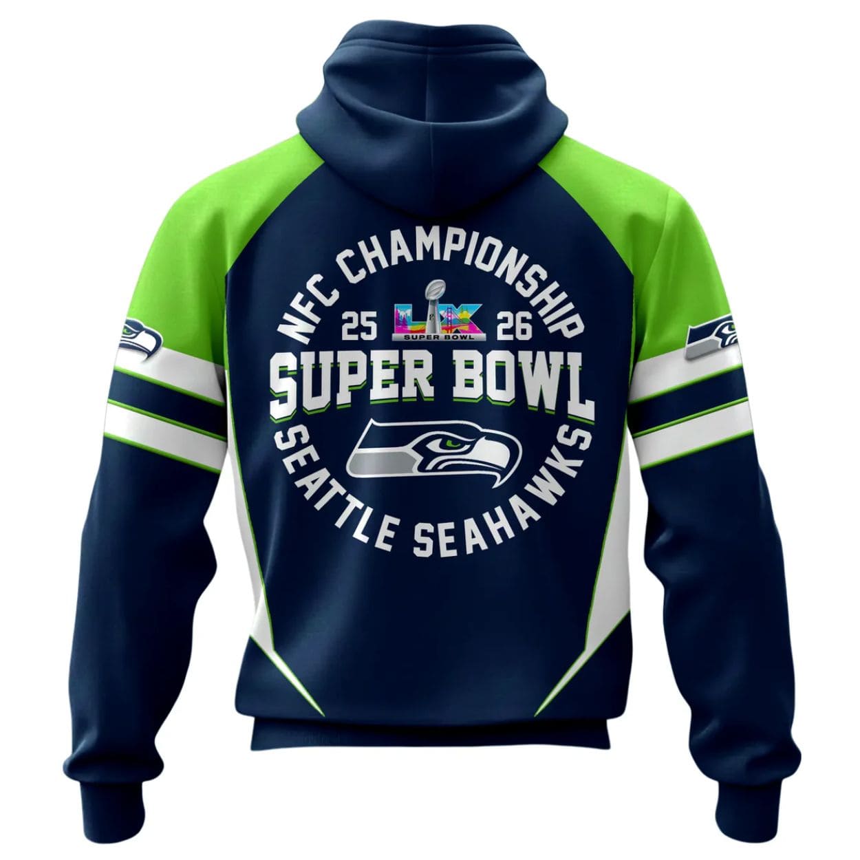Seahawks 25 26 AFC Championship SB LX Hoodie Seahawks 25 26 AFC Championship SB LX Hoodie