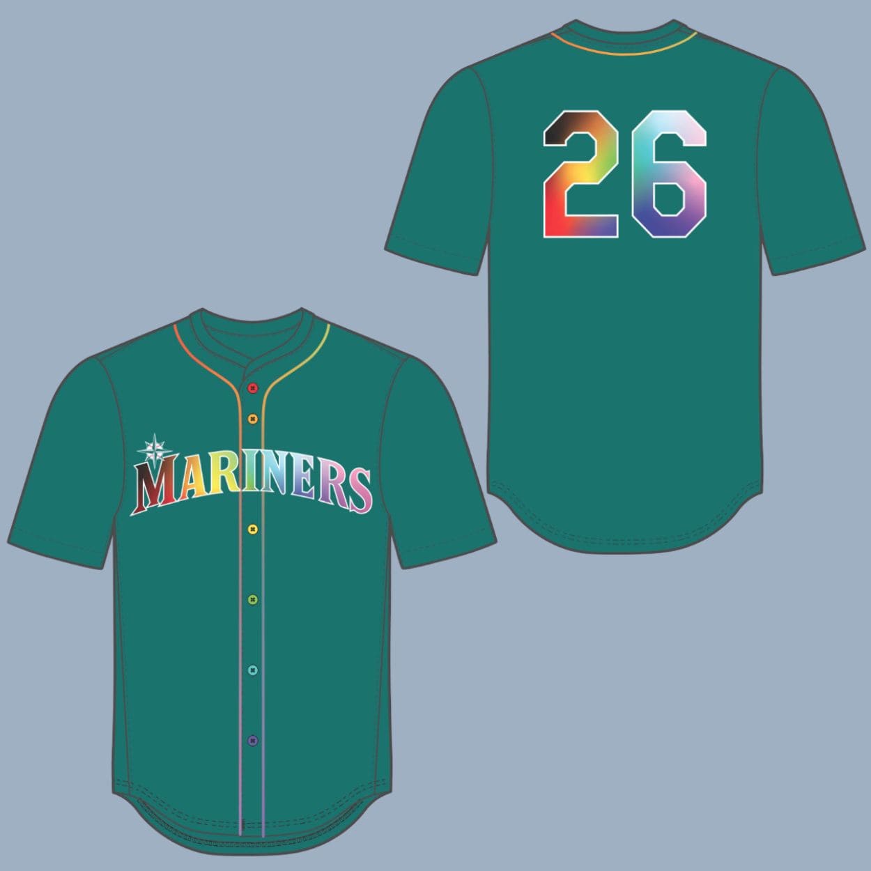 Mariners 2026 Pride Night Jersey Giveaway Mariners 2026 Pride Night Jersey Giveaway