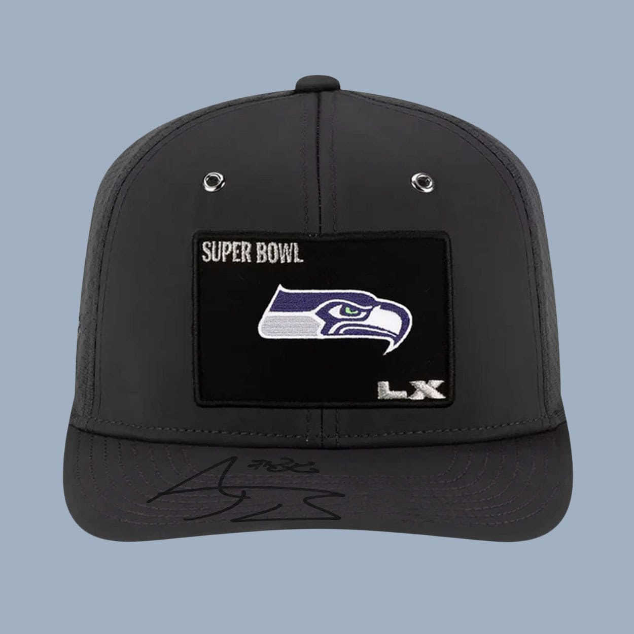 Seattle Seahawks Aj Barner Signed Bowl LX Giveaway Hat Seattle Seahawks Aj Barner Signed Bowl LX Giveaway Hat