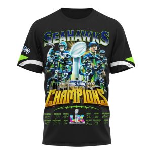 Seattle Seahawks SB LX Champions Signature Shirt 1 Seattle Seahawks SB LX Champions Signature Shirt