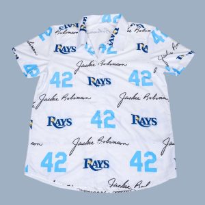Tampa Bay Rays 2026 Jackie Robinson Day Hawaiian Shirt
