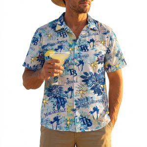 Rays 2026 Margaritaville Hawaiian Shirt 1 Tampa Bay Rays 2026 Margaritaville Hawaiian Shirt