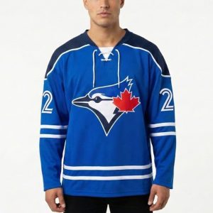 Toronto Blue Jays 2026 Ernie Clement Hockey Jersey 1