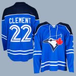 Blue Jays 2026 Ernie Clement Hockey Jersey