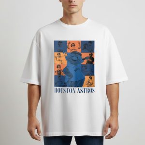 2026 Astros Concert Giveaway Tee 3 2026 Astros Concert Giveaway Tee cotton Men's White T shirt
