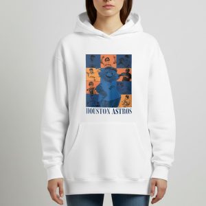 2026 Astros Concert Giveaway Tee 2 2026 Astros Concert Giveaway Tee cotton Women's White Hoodie