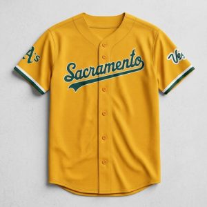 2026 Athletics Sacramento Baseball Jersey 1