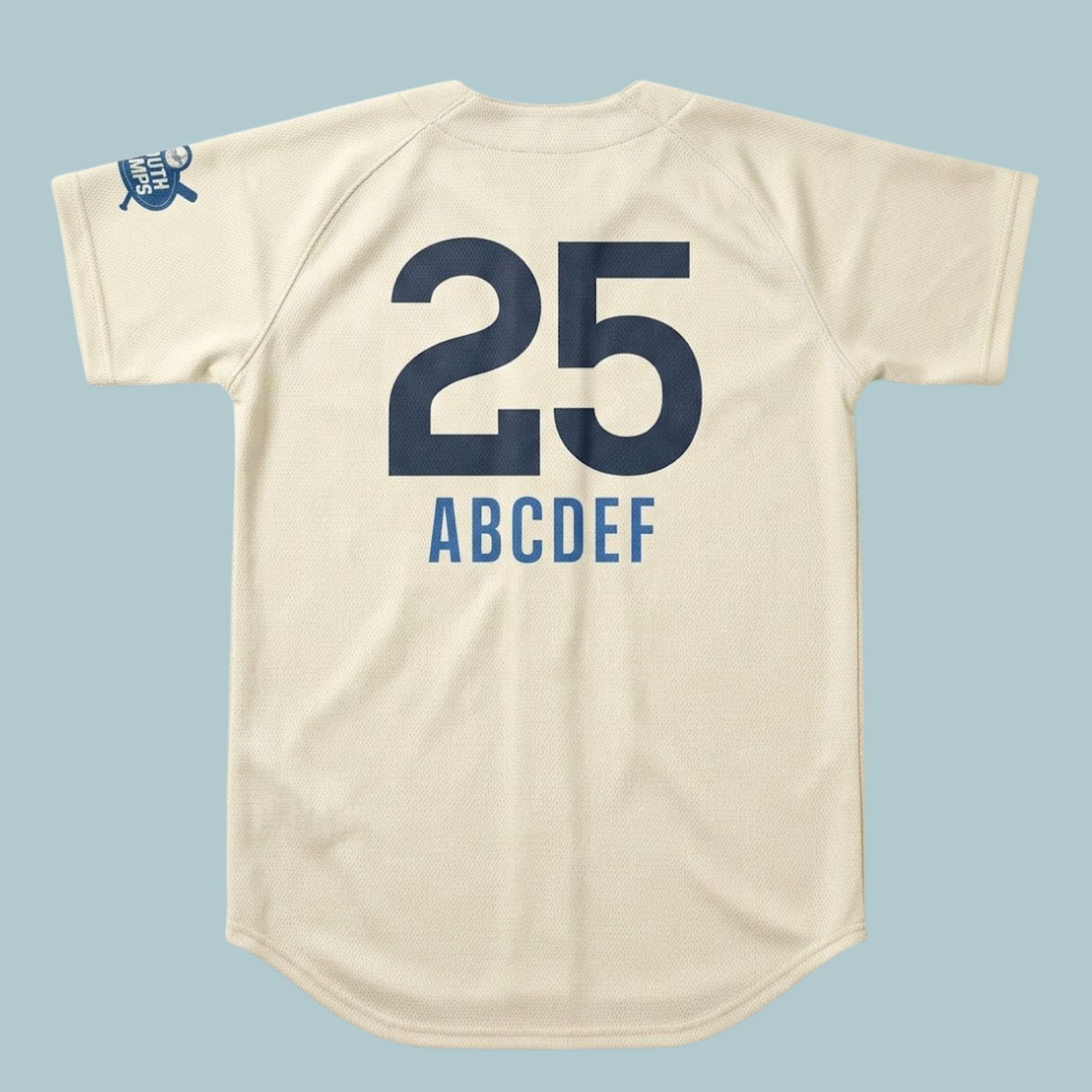 2026 Los Angeles Dodgers Young Camp Jersey 2026 Los Angeles Dodgers Young Camp Jersey