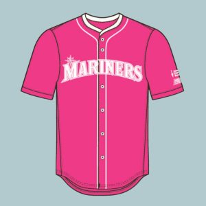 2026 Mariners Pink at the Park Jersey 2 2026 Mariners Pink at the Park Jersey 1