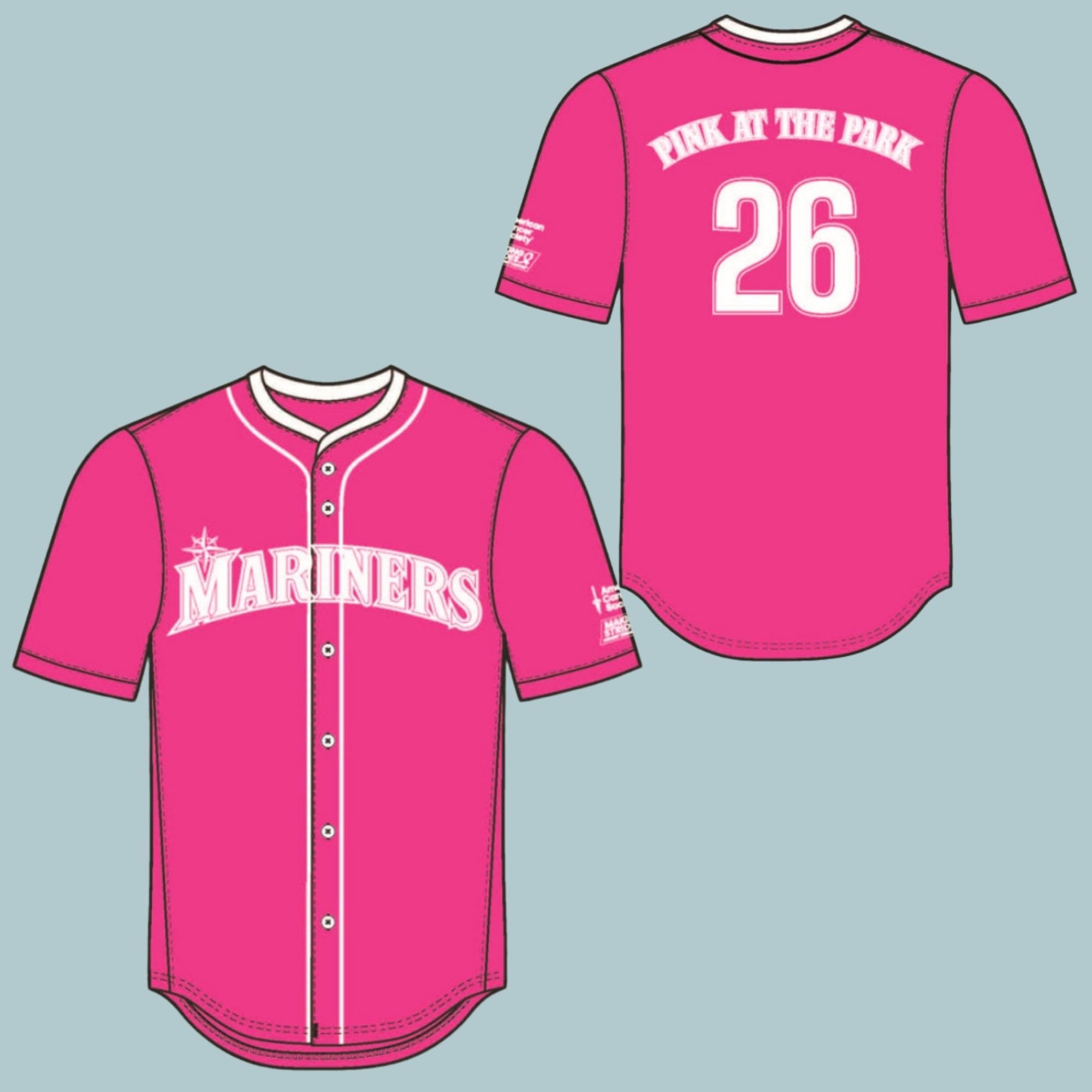 2026 Mariners Pink at the Park Jersey 2026 Mariners Pink at the Park Jersey