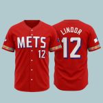 2026 Mets Francisco Lindor Puerto Rican Heritage Jersey
